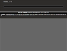 Tablet Screenshot of cleao.com